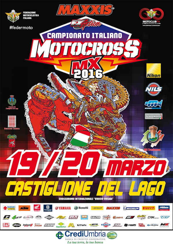 Campionato Italiano Motocross MX1-Mx2 2016 - Crossodromo di Gioiella - 19-20Marzo 2016