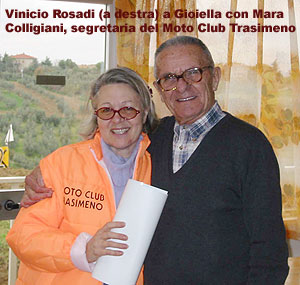 Vinicio Rosadi, per tanti anni Presidente del Motoclub Trasimeno